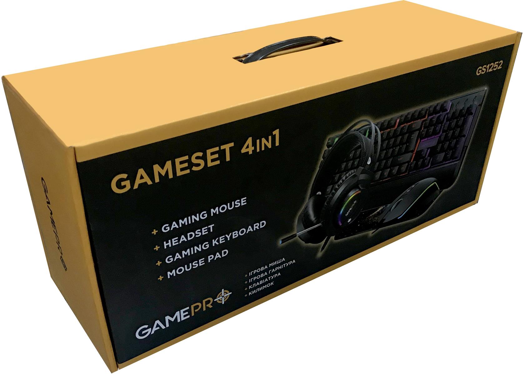 Комплект GamePro Gameset 4 в 1 USB (GS1252)