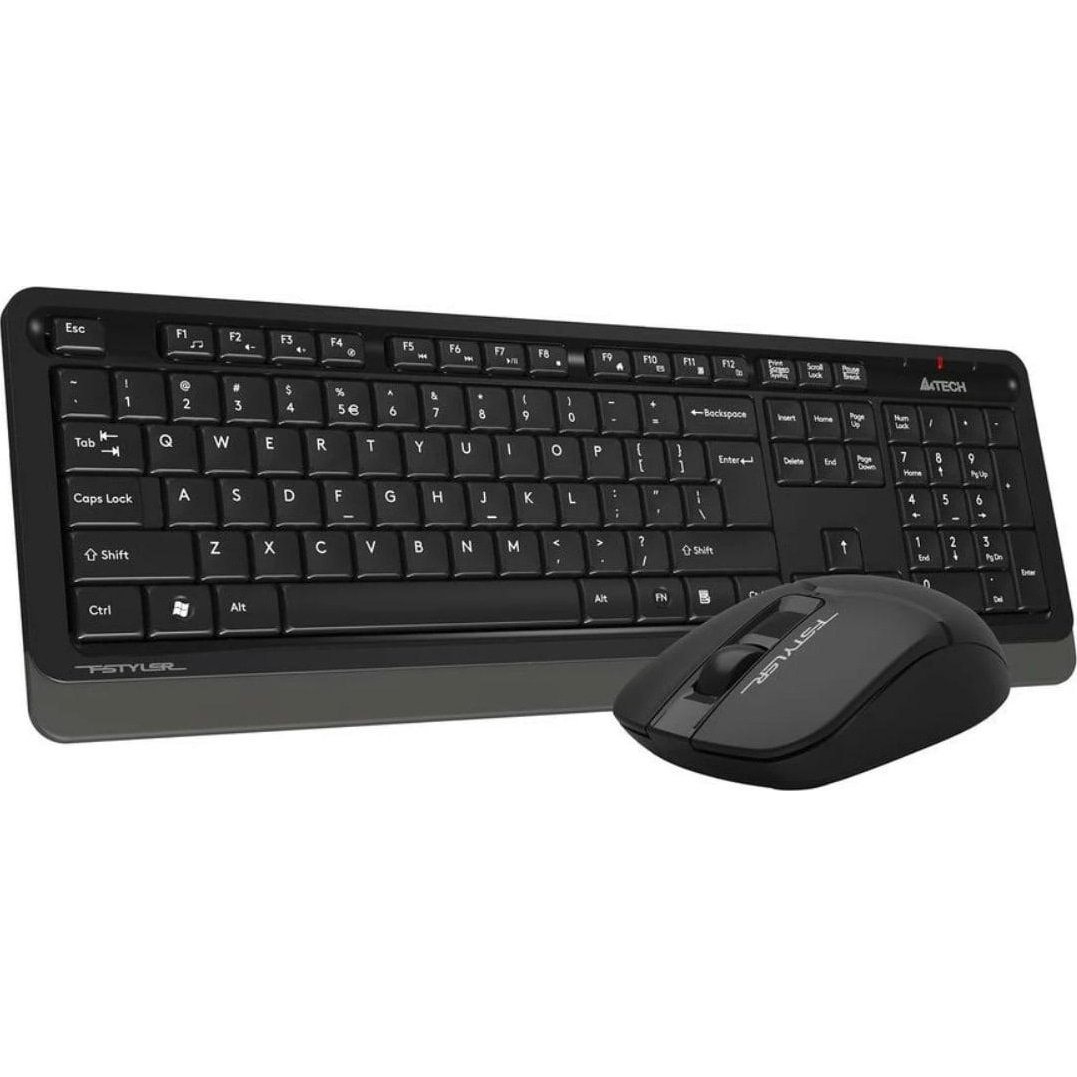 Комплект (клавіатура, мишка) бездротовий A4Tech FG1012S Black/Grey