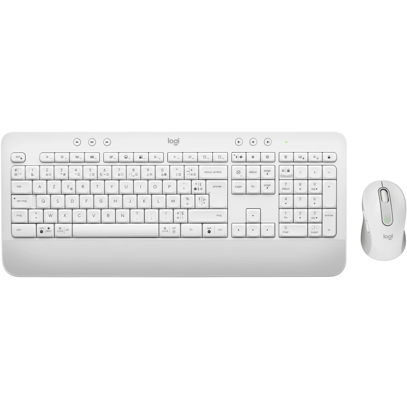 Комплект (клавіатура, мишка) бездротовий Logitech MK650 Combo for Business White (920-011032)