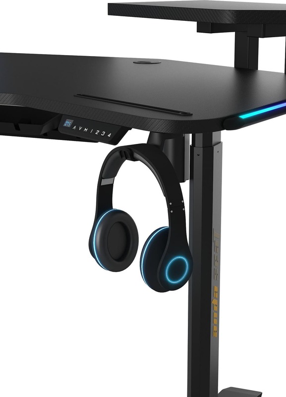 Компьютерный стол Anda Seat Shadow Warrior Black (AD-D-DD1-1600L-02-B) Компьютерный стол Anda Seat Shadow Warrior Black (AD-D-DD1-1600L-02-B)