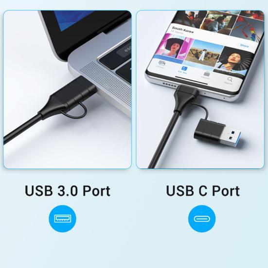 Концентратор USB-C XoKo AC-350