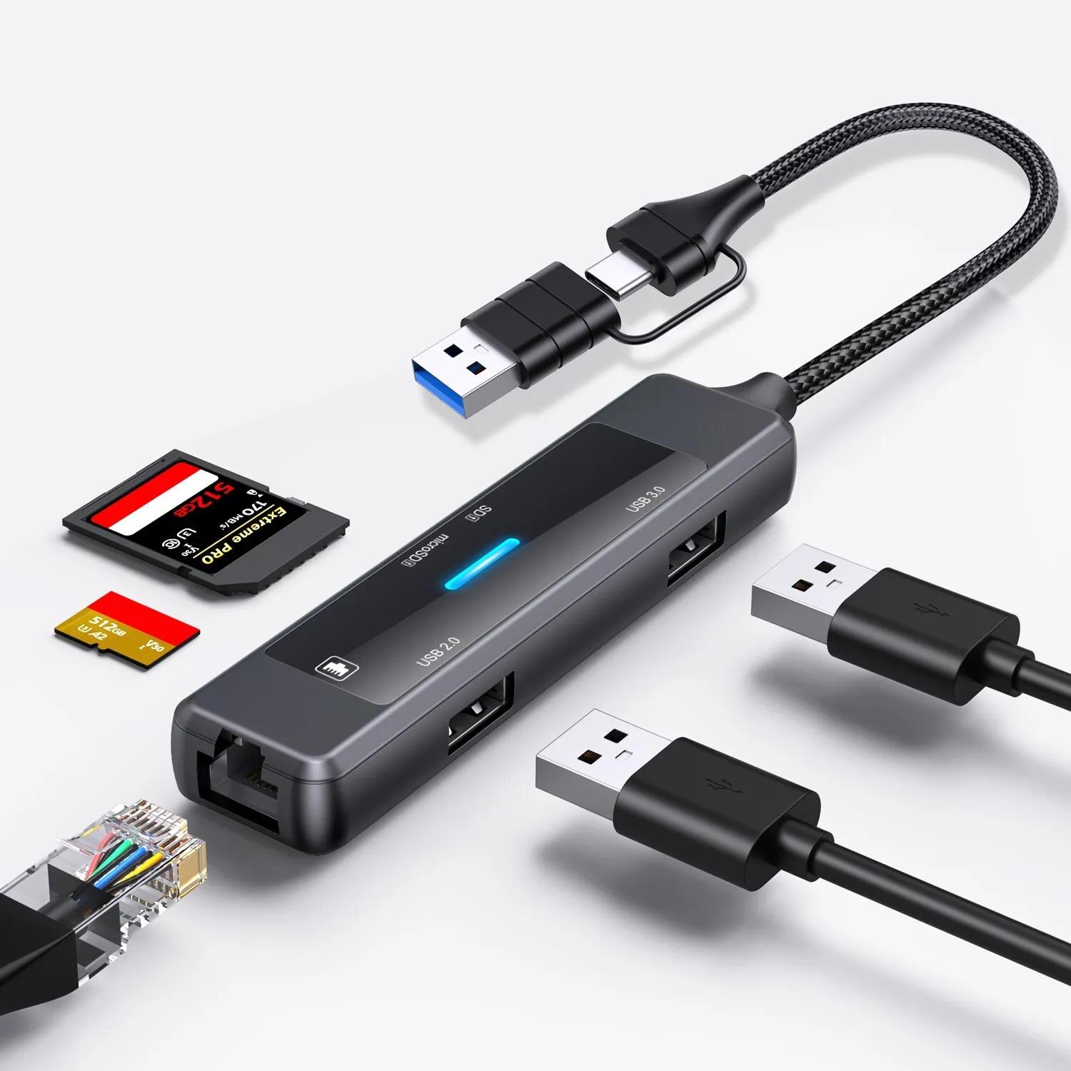 Концентратор USB-C XoKo AC-350