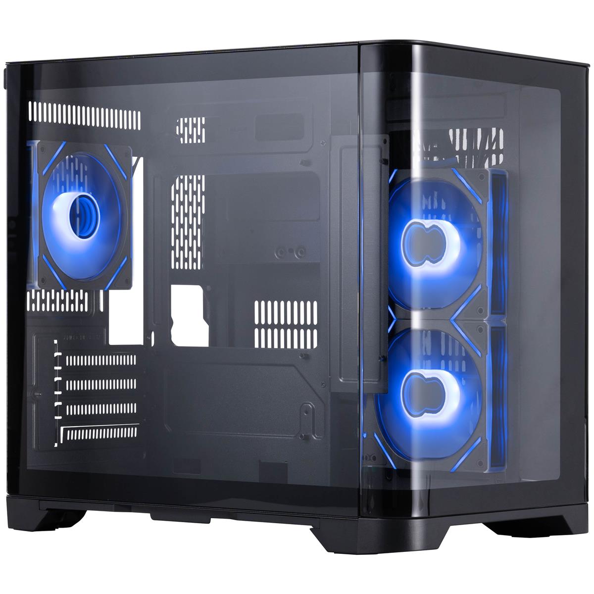 Корпус 1stPlayer UV5-BK-2FC7R-1FC7 Black без БЖ