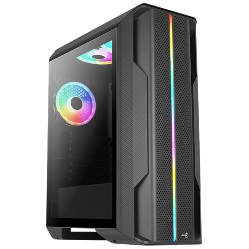 Корпус AeroCool Splinter Duo-G-BK-v1 (ACCM-PB26033.11) Black без БЖ