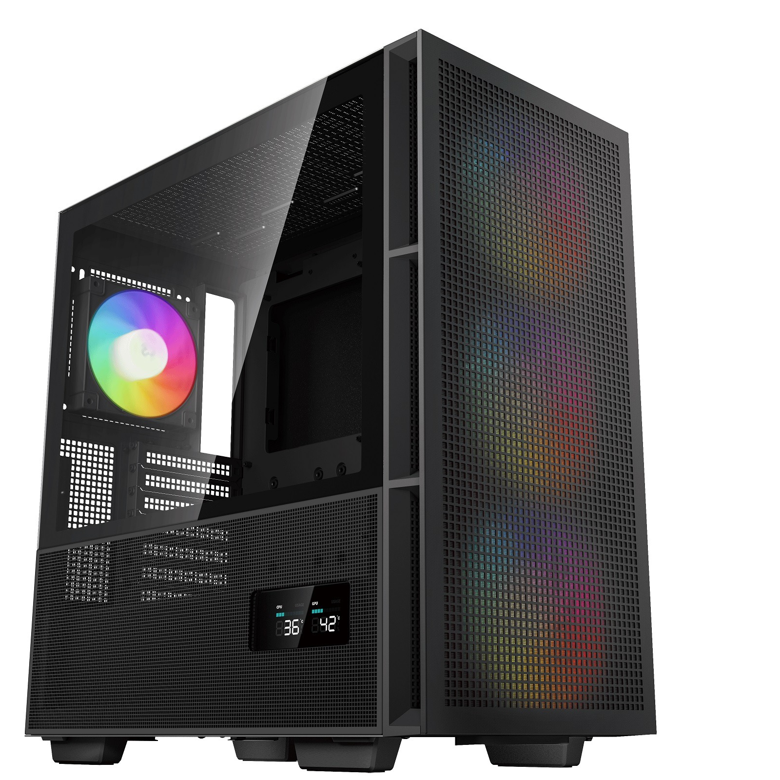 Корпус DeepCool CH560 Digital Black (R-CH560-BKAPE4D-G-1) без БЖ