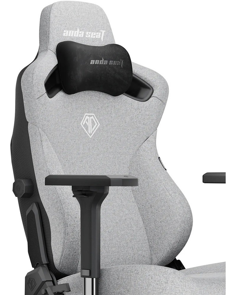 Крісло для геймерів Anda Seat Kaiser 3 Size L Fabric Grey (AD12YDC-L-01-G-PV/F)