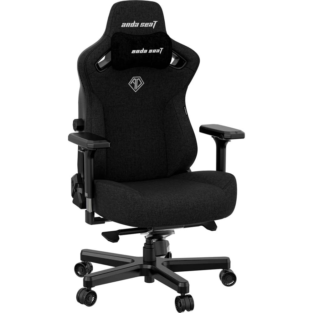 Крісло для геймерів Anda Seat Kaiser 3 Size XL Fabric Black (AD12YDC-XL-01-B-CF)