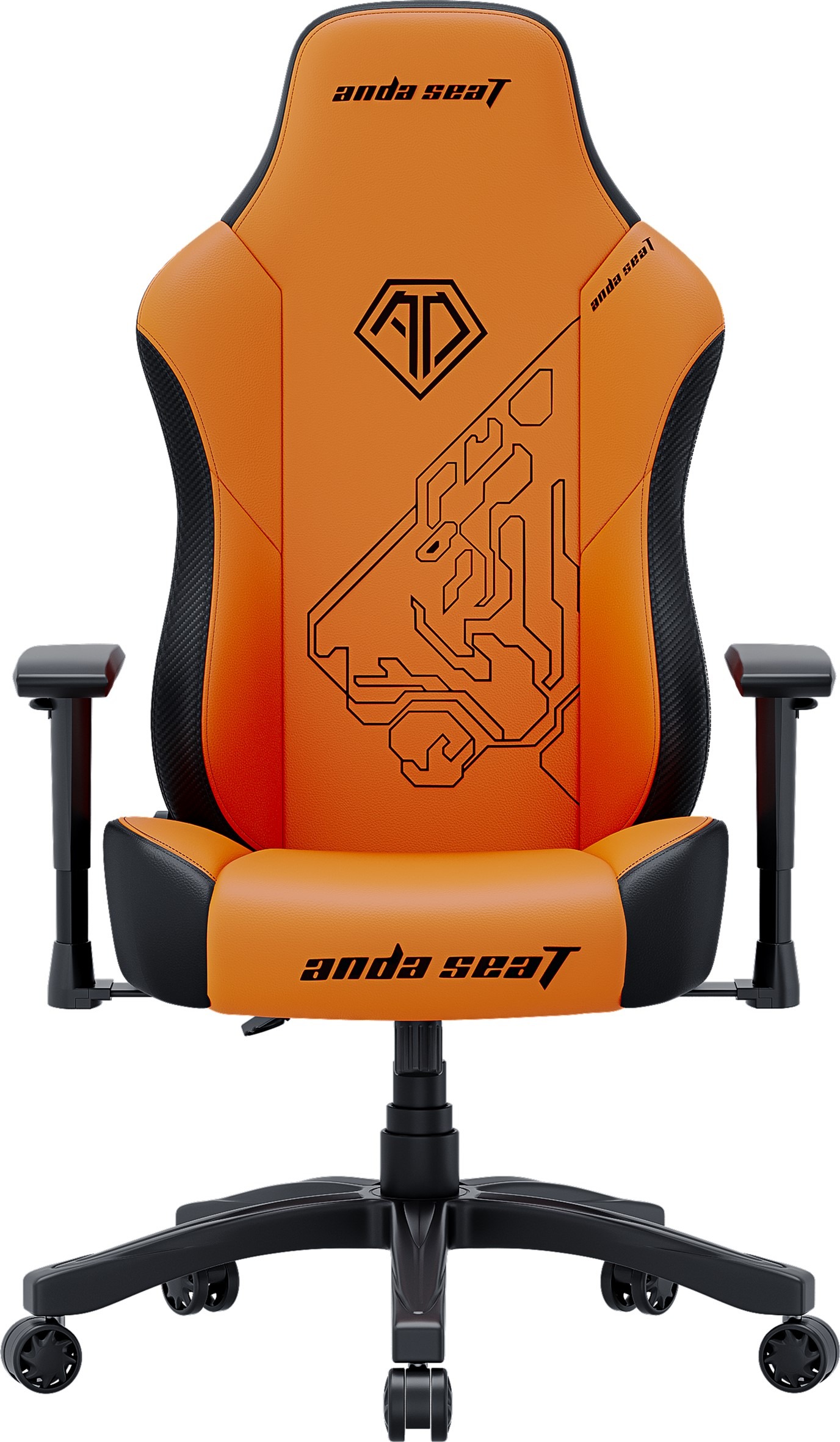 Крісло для геймерів Anda Seat Phantom Tiger Edition Size L Orange (AD18Y-14-OB-PV/C)