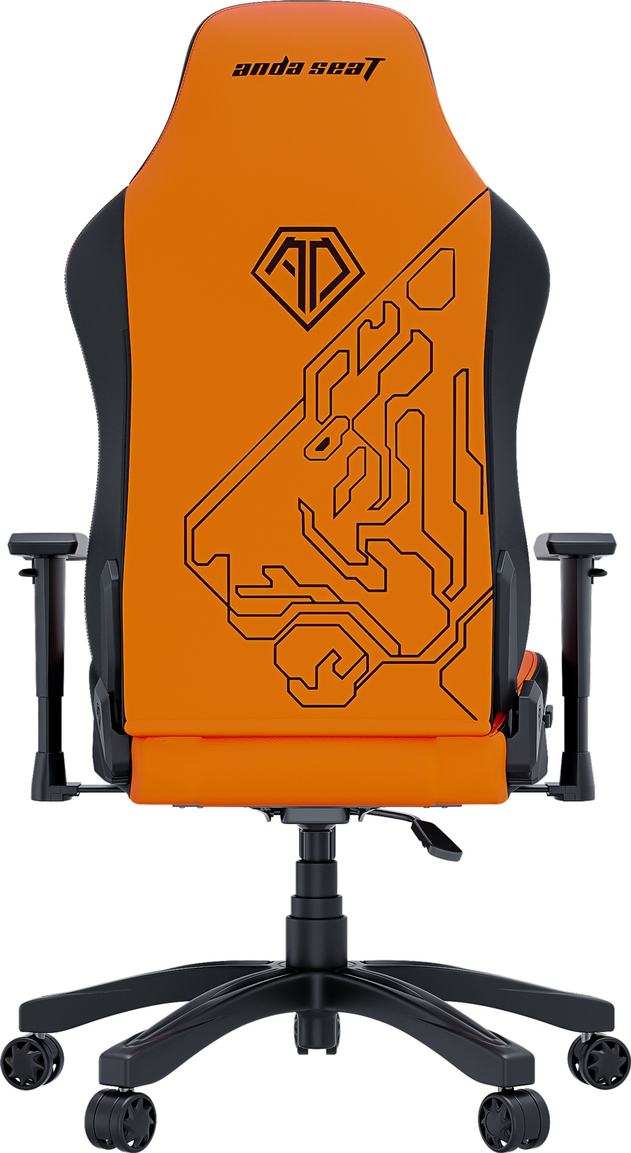 Крісло для геймерів Anda Seat Phantom Tiger Edition Size L Orange (AD18Y-14-OB-PV/C)