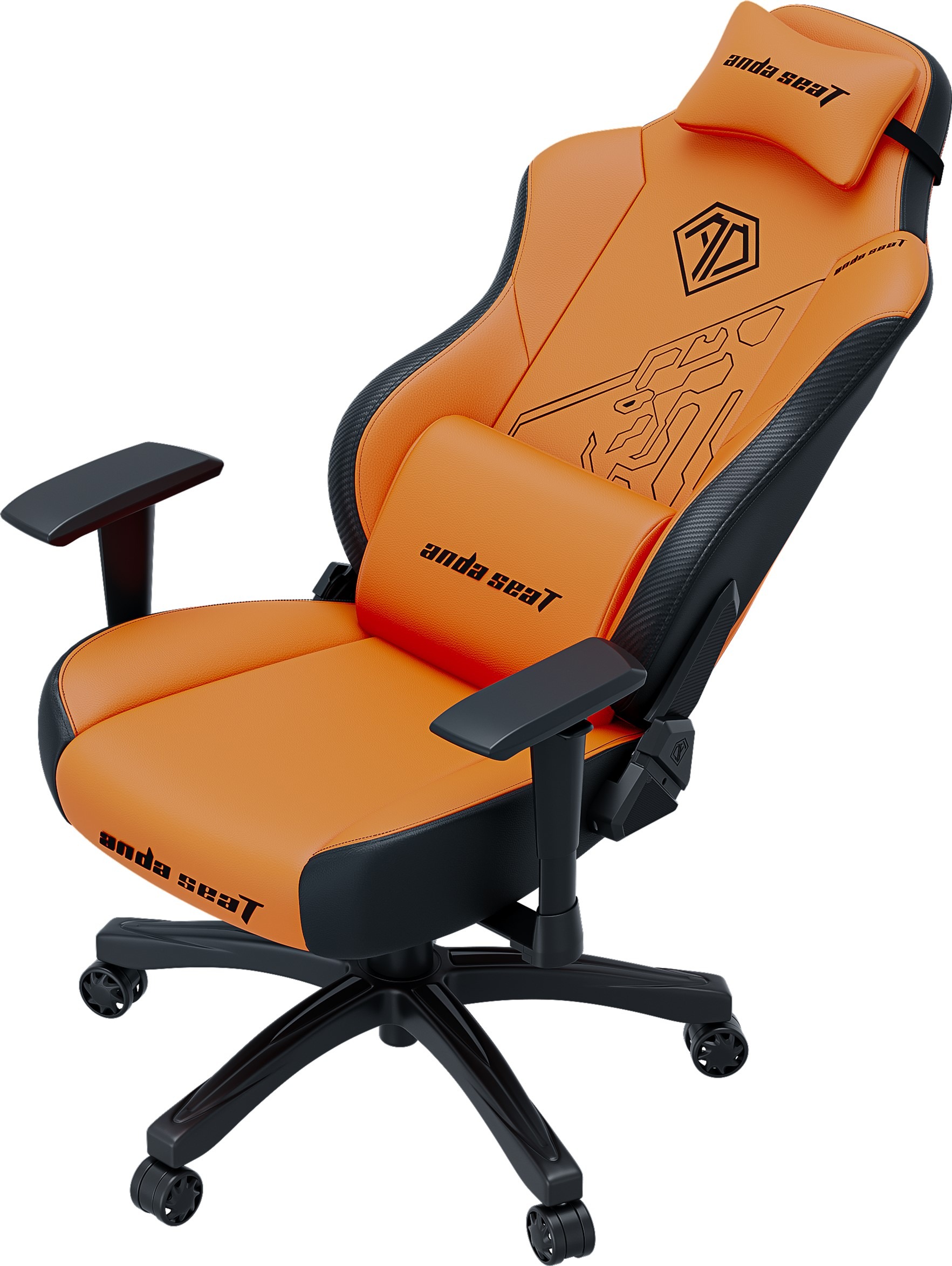 Крісло для геймерів Anda Seat Phantom Tiger Edition Size L Orange (AD18Y-14-OB-PV/C)