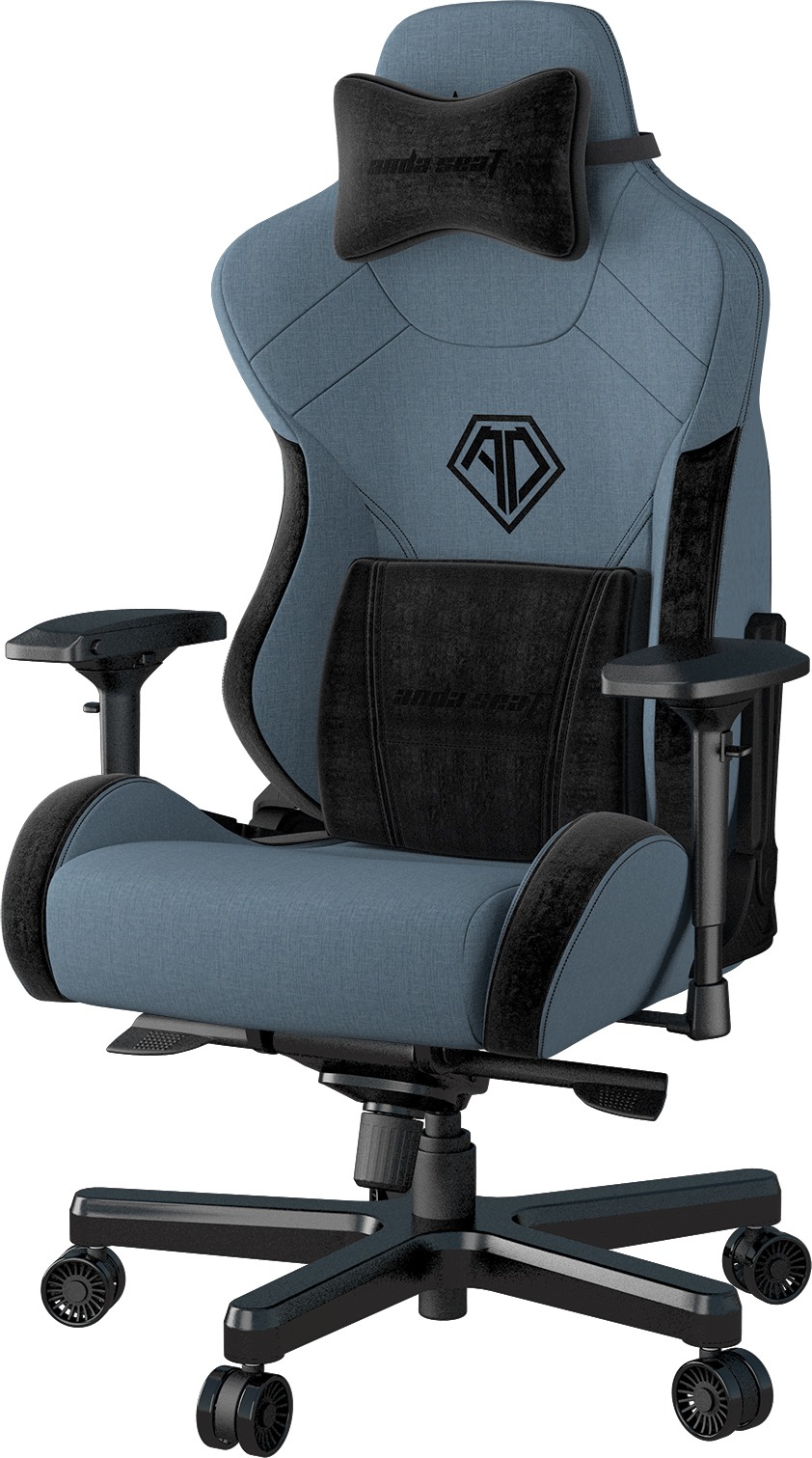 Крісло для геймерів Anda Seat T-Pro 2 Size XL Blue/Black (AD12XLLA-01-SB-F)