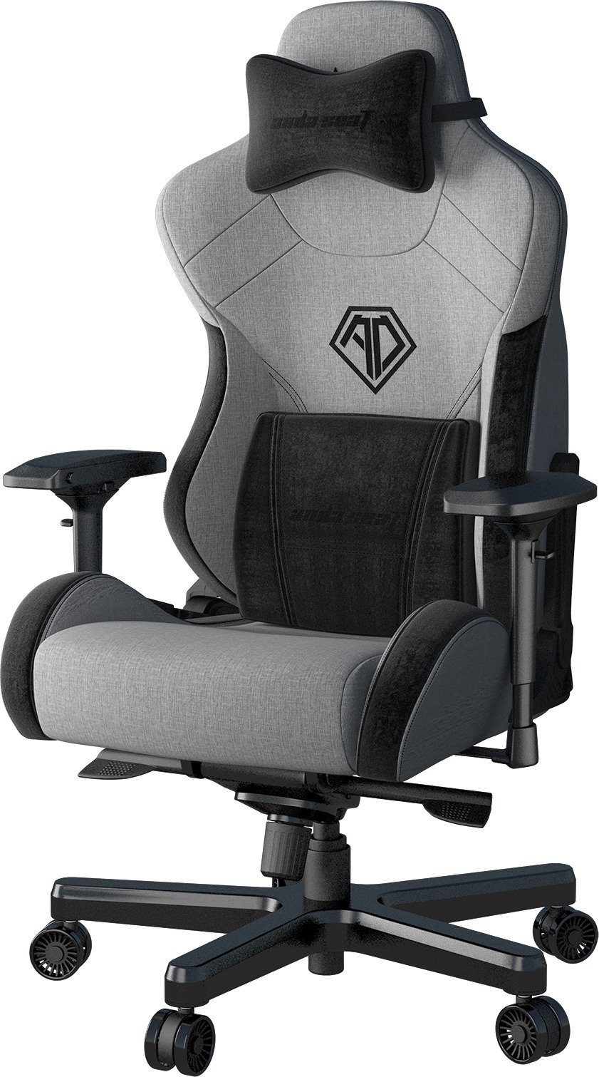 Крісло для геймерів Anda Seat T-Pro 2 Size XL Gray/Black (AD12XLLA-01-GB-F)