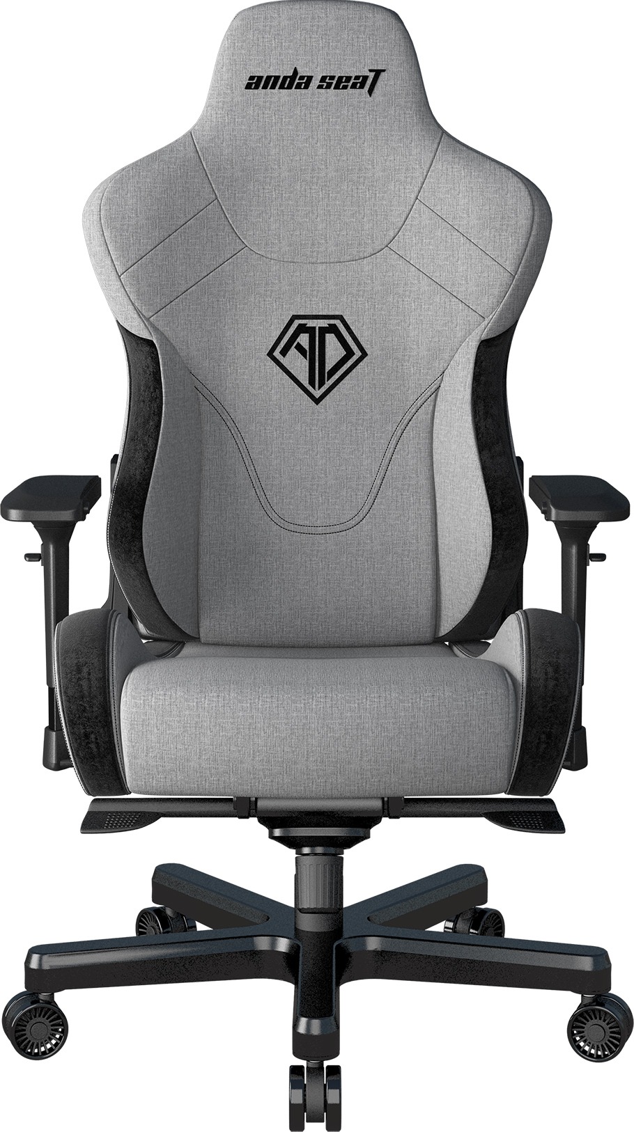 Крісло для геймерів Anda Seat T-Pro 2 Size XL Gray/Black (AD12XLLA-01-GB-F)