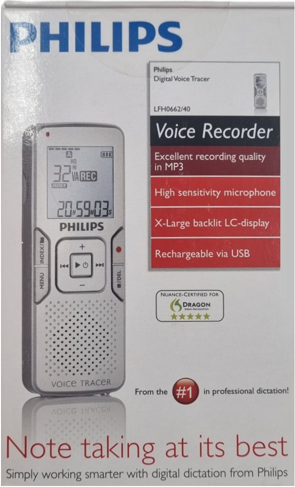 Диктофон Philips LFH0662/40 2GB Silver Диктофон Philips LFH0662/40 2GB Silver