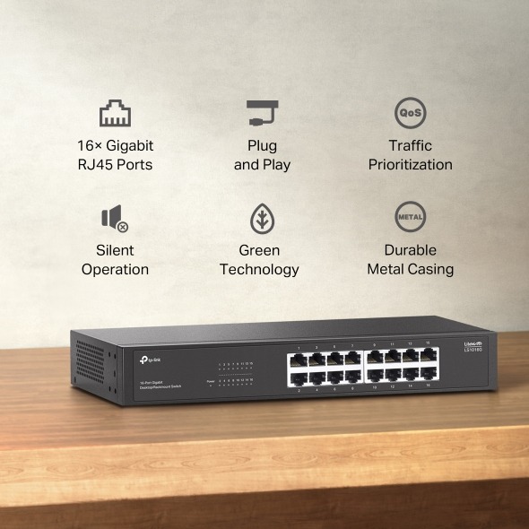Комутатор TP-Link LS1016G