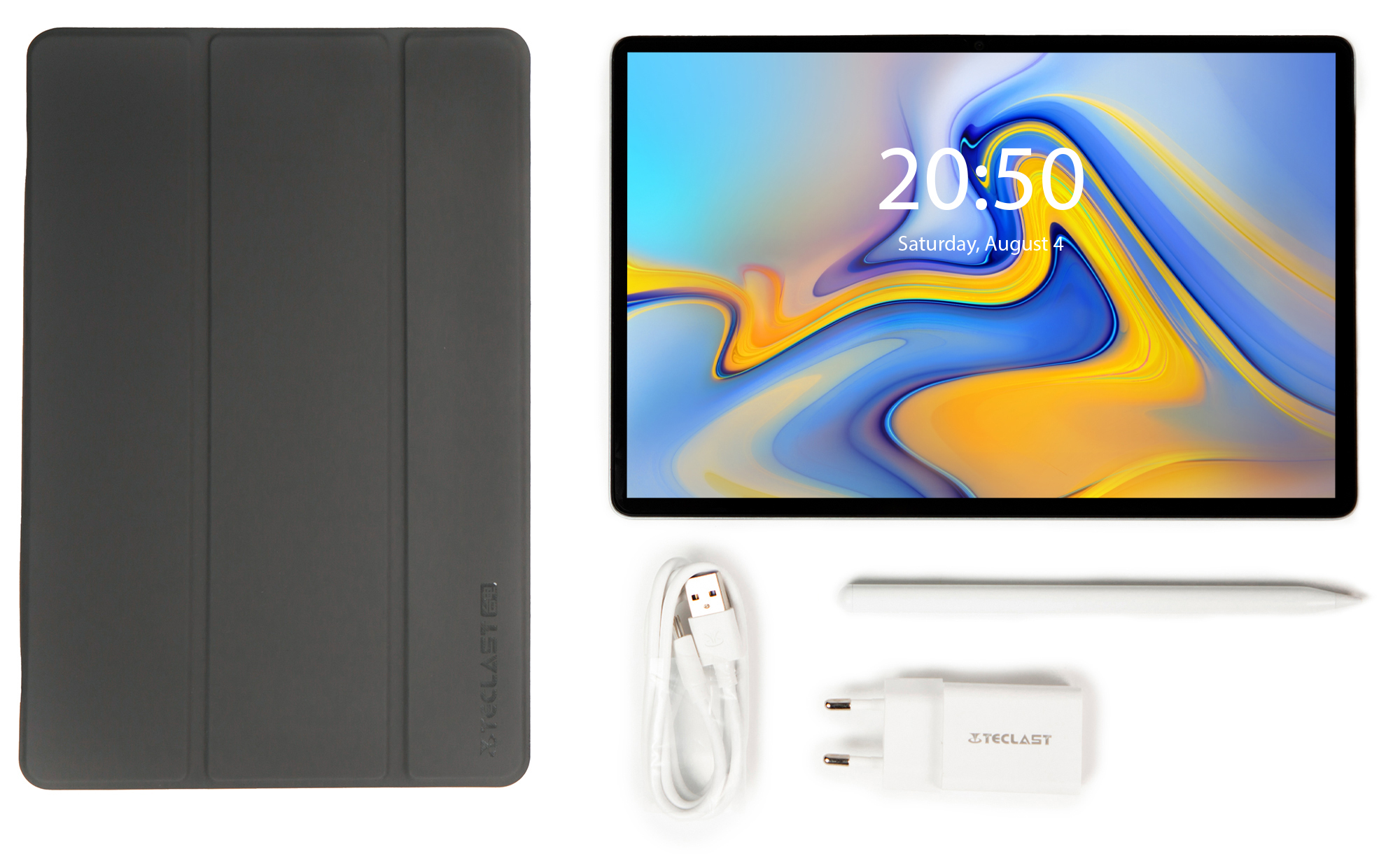 Планшет Teclast M50 8/128GB 4G Dual Sim Aqua Blue (M5H5CS/TL-112841) з чохлом та стілусом