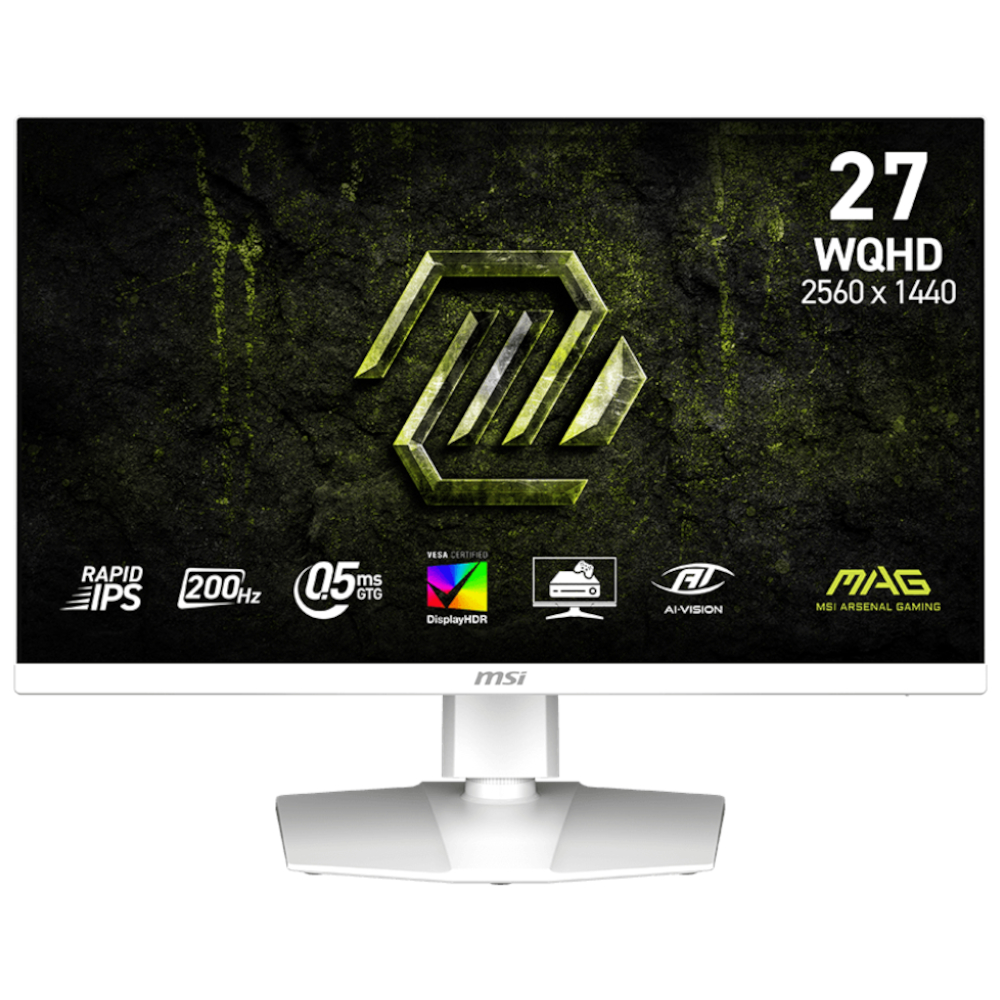 Ігровий монітор MSI MAG 274QRFW E20 200Гц білий