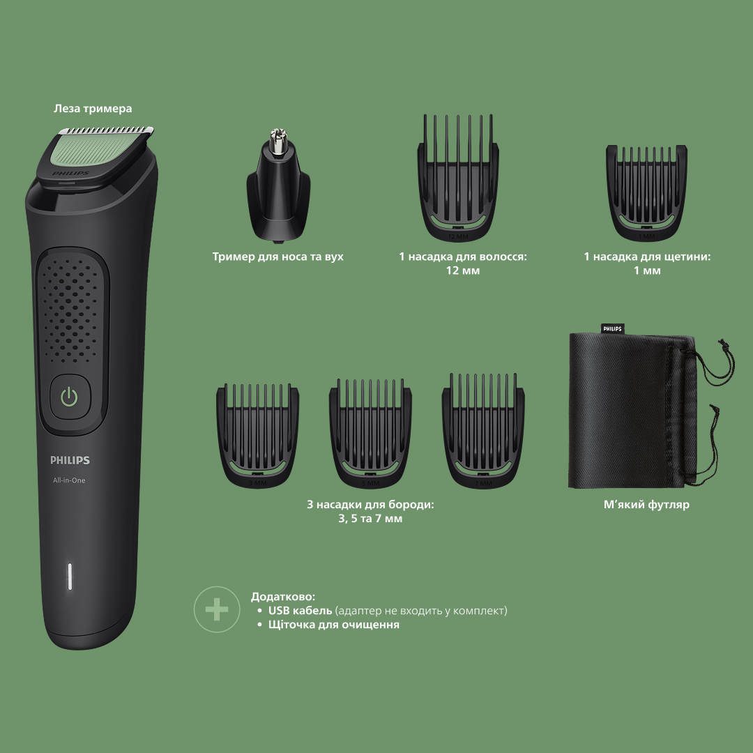фото Машинка для стрижки Philips All-in-One Trimmer 3000 Series MG3920/15