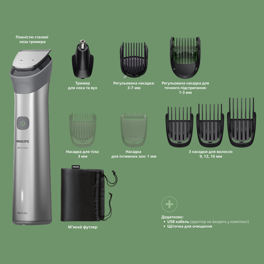 фото Машинка для стрижки Philips All-in-One Trimmer 5000 Series MG5931/15