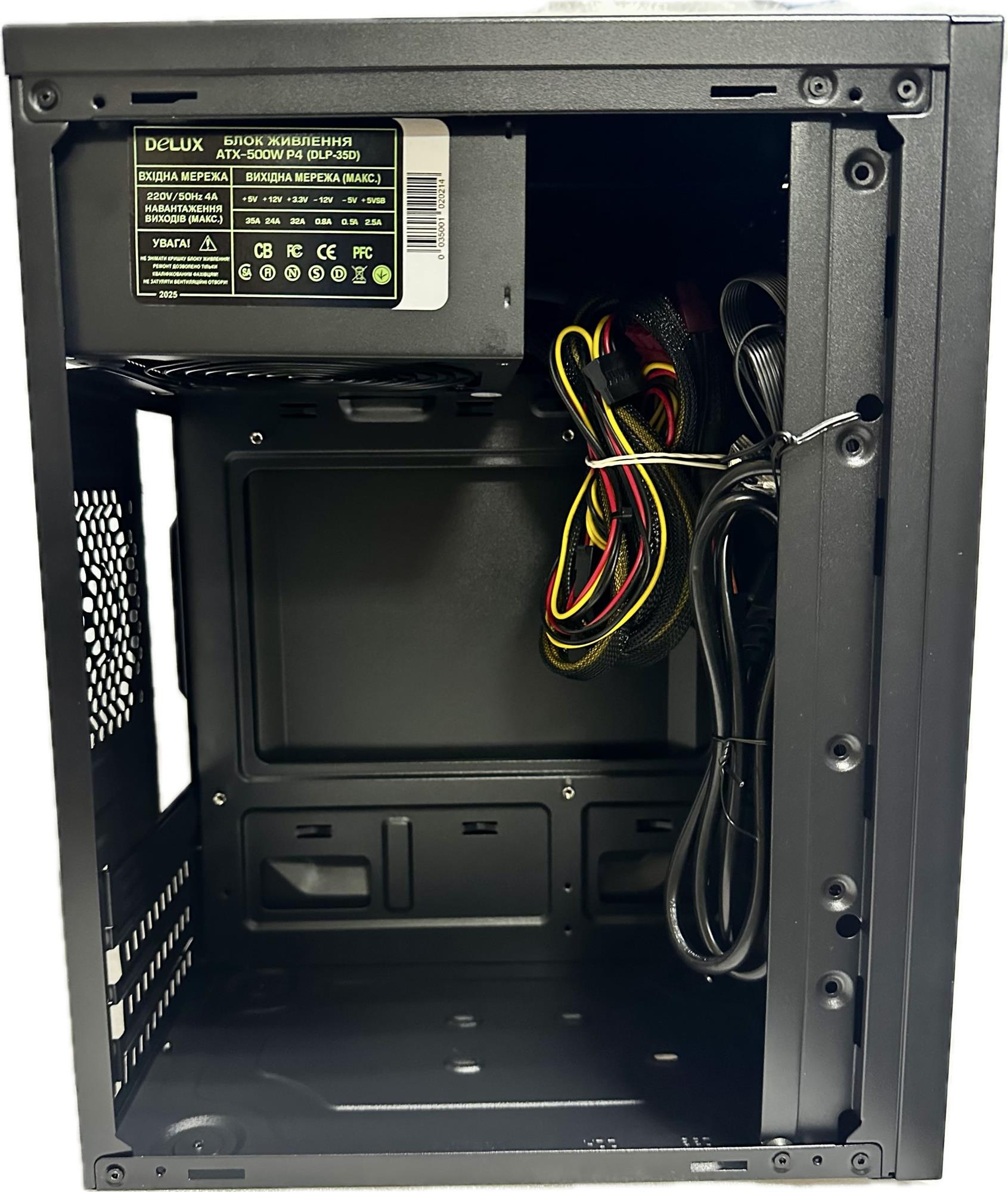 Корпус Delux MK 350 Black 500W 12Fan Корпус Delux MK 350 Black 500W 12Fan