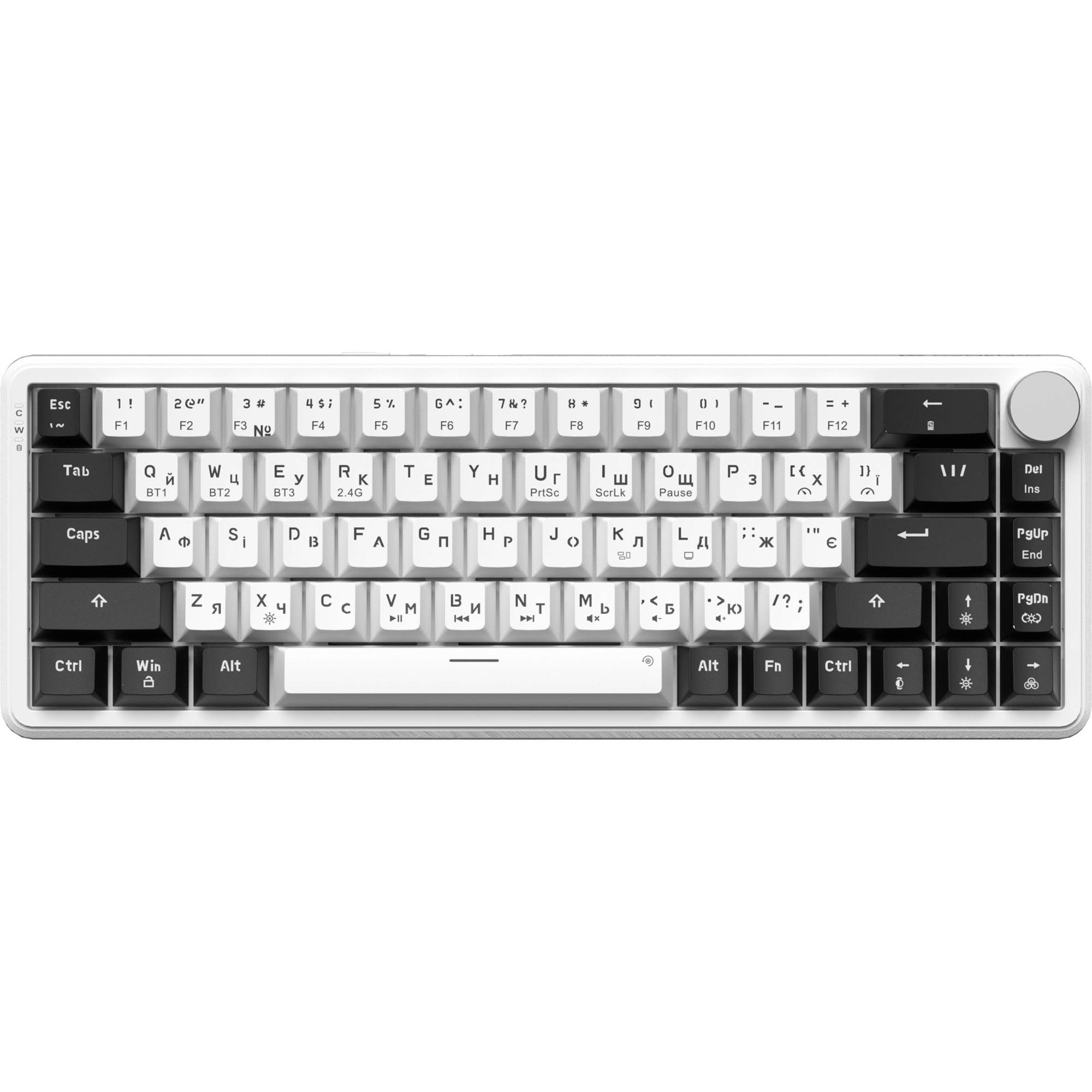 Клавіатура GamePro Asgard Valhalla MK210W Бездротова Біла