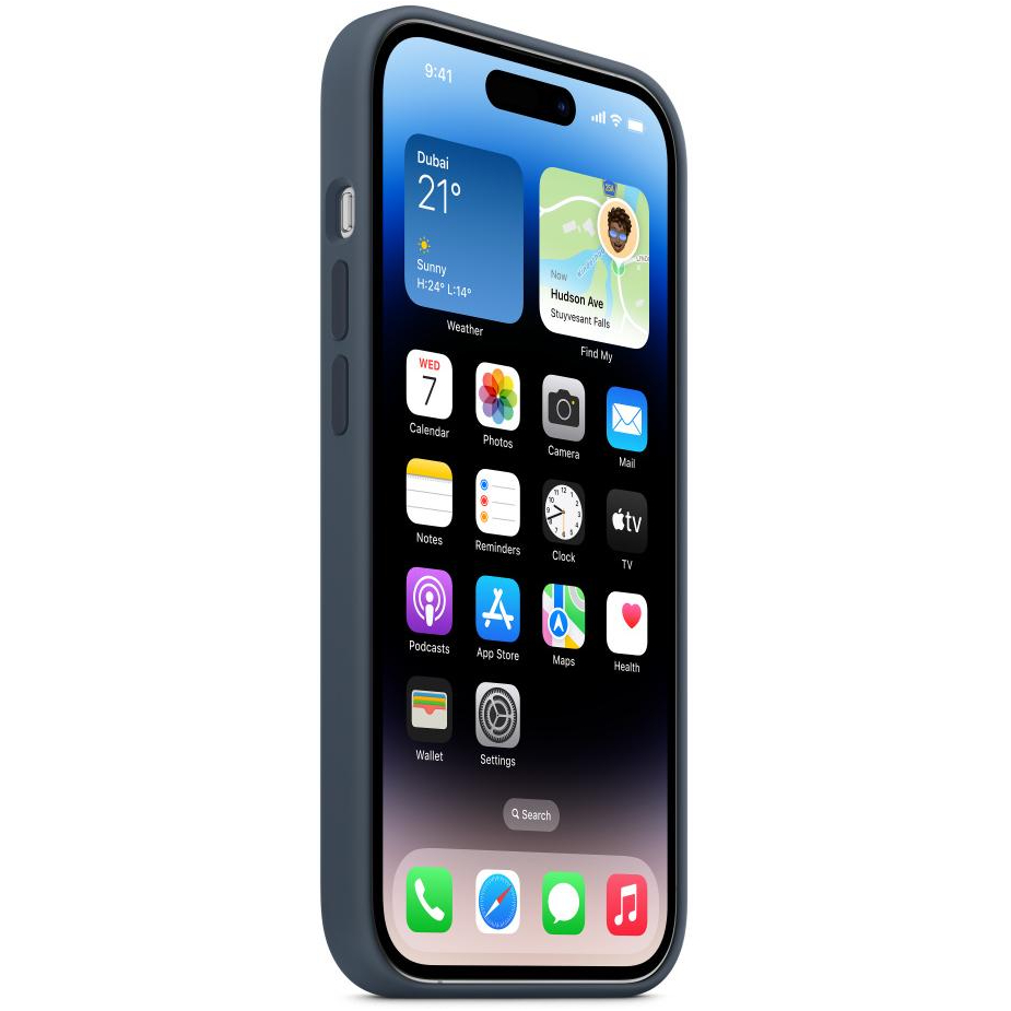 Чехол-накладка Apple Silicone Case with MagSafe для Apple iPhone 14 Pro Storm Blue (MPTF3) Чехол-накладка Apple Silicone Case with MagSafe для Apple iPhone 14 Pro Storm Blue (MPTF3)