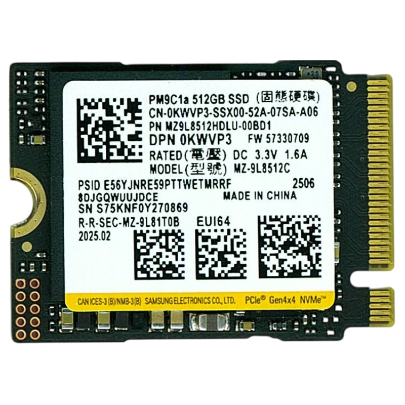фото SSD накопичувач Samsung 512 GB (MZ-9L8512C)