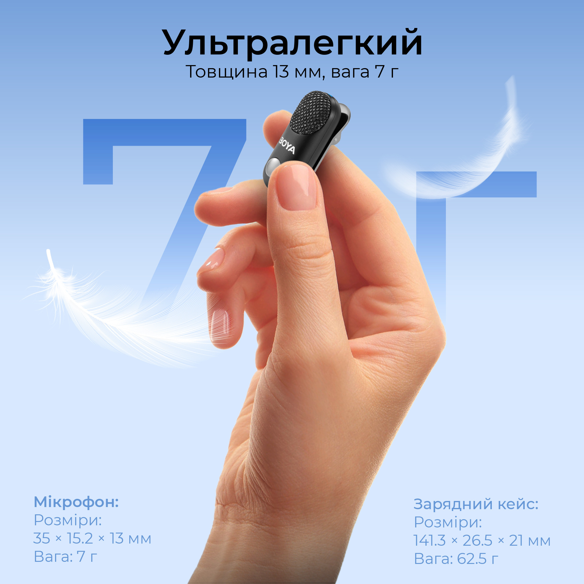 фото Микрофонная радиосистема для камеры, для смартфона Boya Magic-05 Type-C