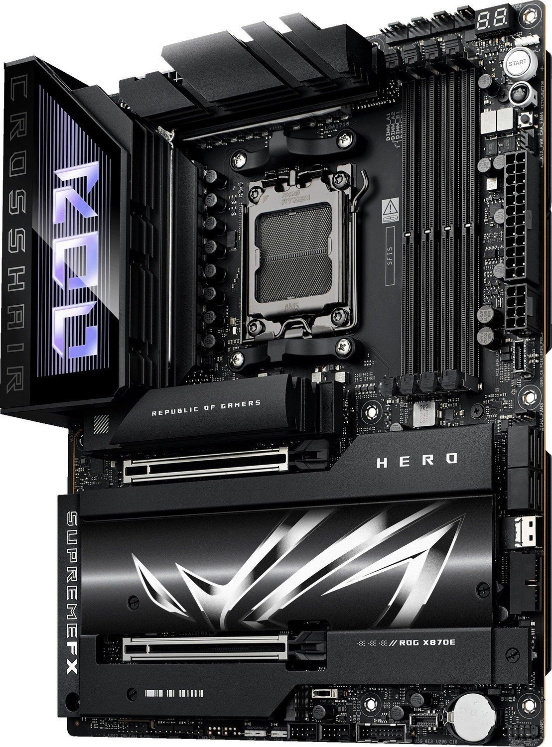 Материнська плата Asus ROG Crosshair X870E Hero Socket AM5