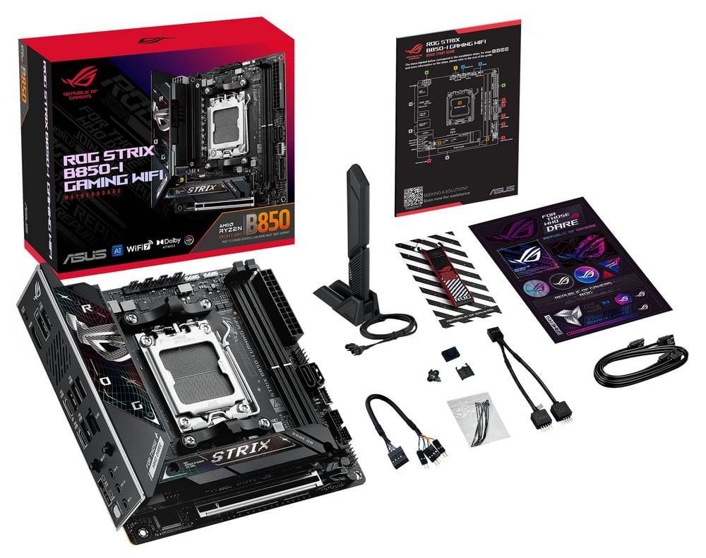 Материнська плата Asus ROG Strix B850-I Gaming WiFi Socket AM5