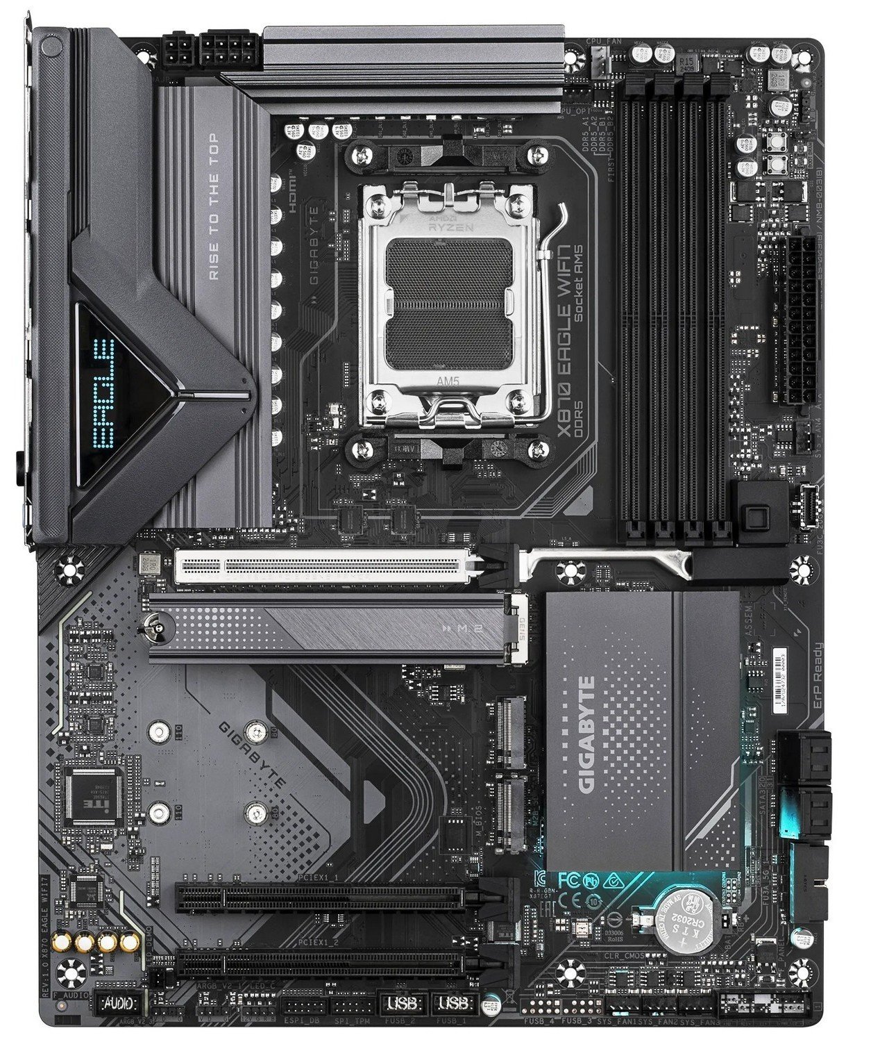 Материнська плата Gigabyte X870 Eagle WiFi7 Socket AM5