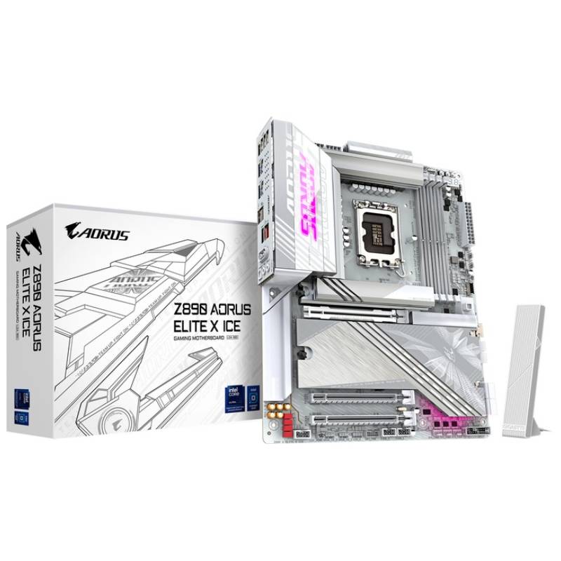 Материнська плата Gigabyte Z890 Aorus Elite X Ice Socket 1851