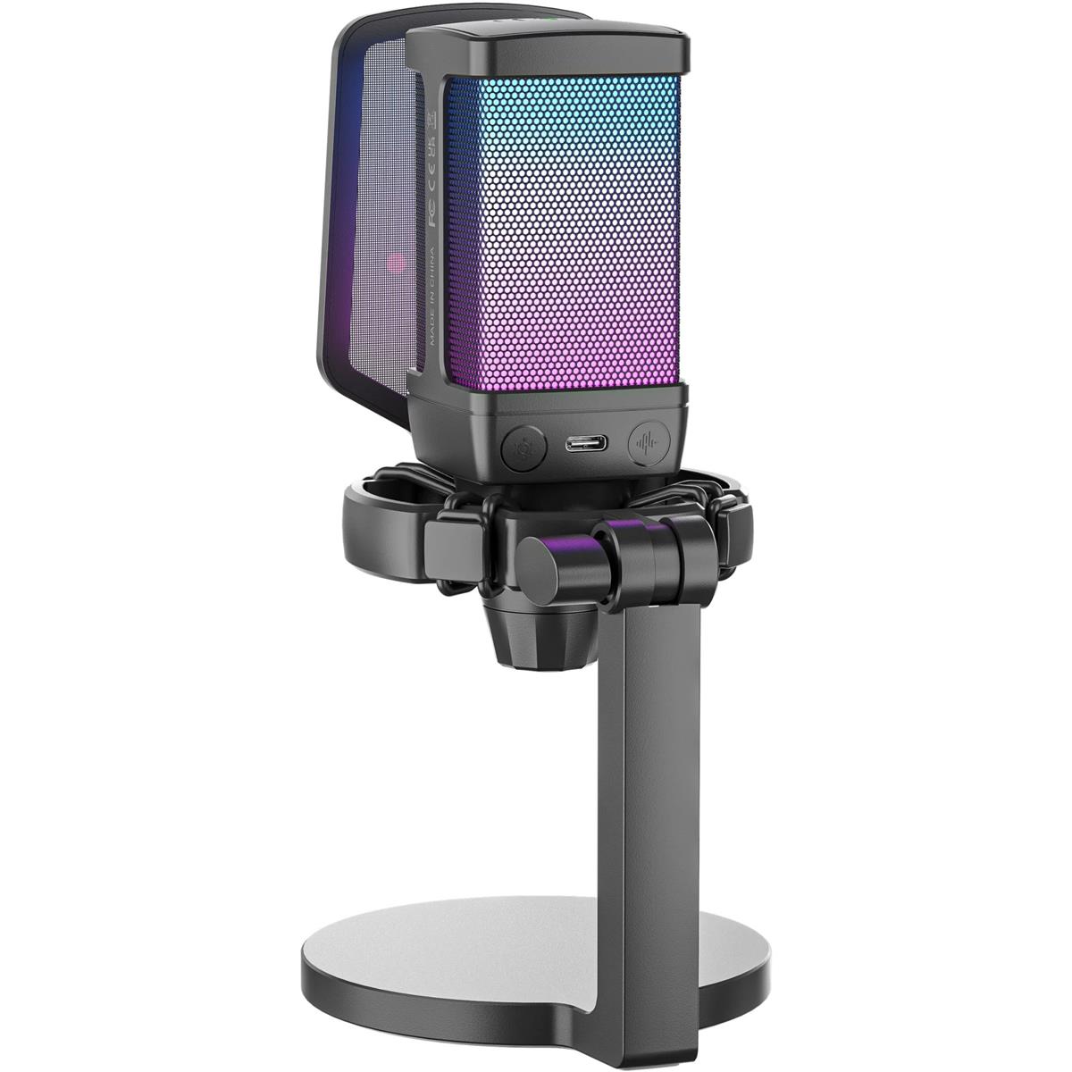 фото Мікрофон для ПК/ для стрімінгу, подкастів Fifine Q6 Black