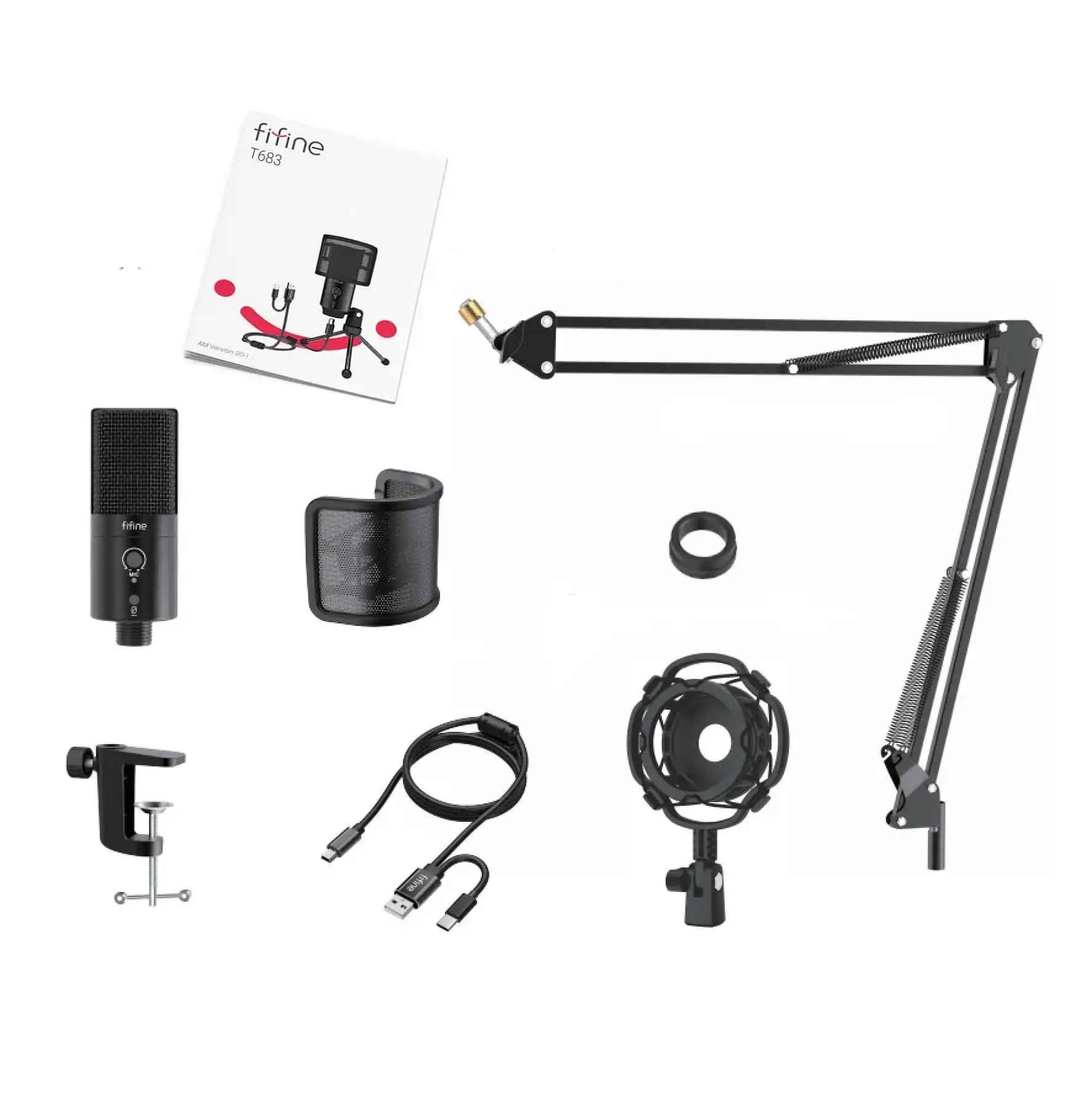 фото Мікрофон для ПК/ для смартфона / для стрімінгу, подкастів Fifine T683