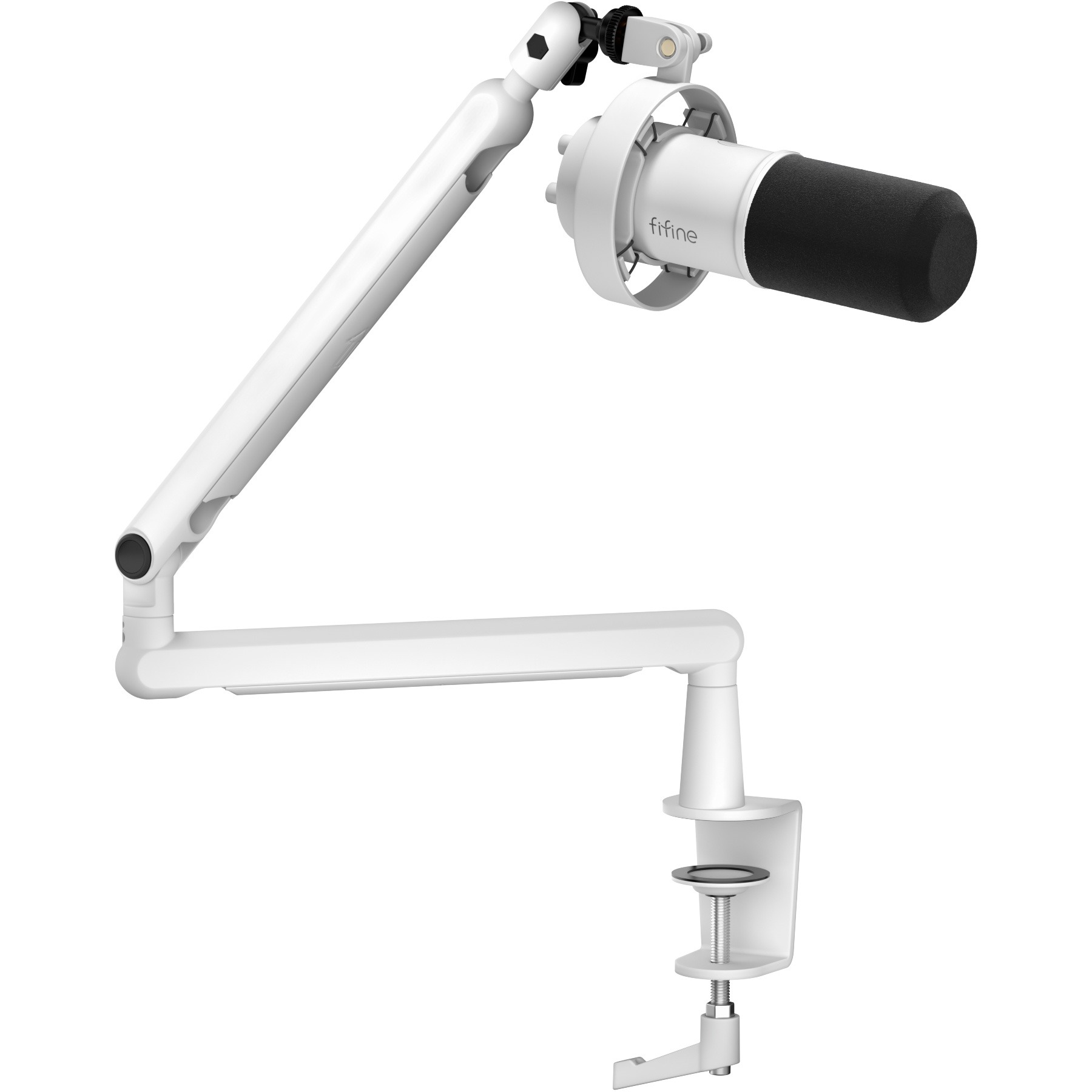 фото Мікрофон студійний/ для стрімінгу, подкастів Fifine T688W White