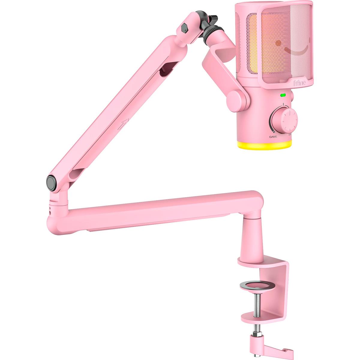 фото Мікрофон студійний/ для стрімінгу, подкастів Fifine TAM6P Pink