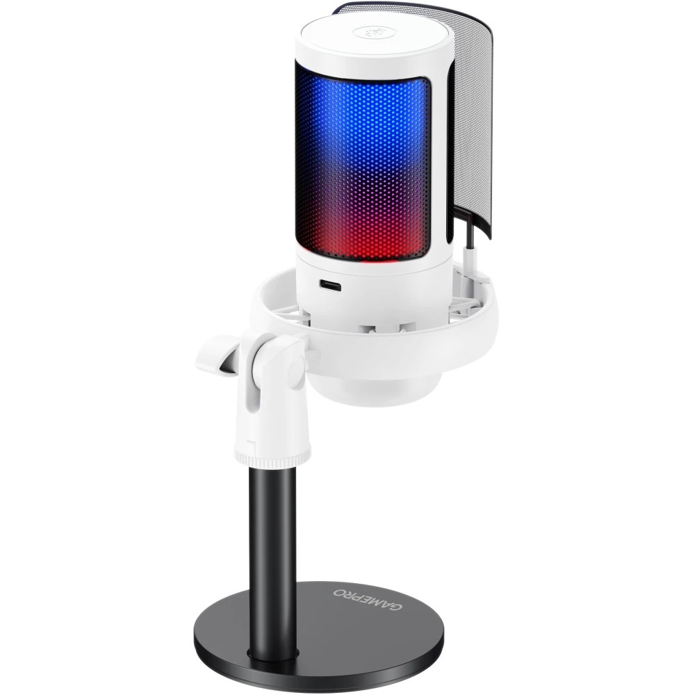 фото Мікрофон для ПК/ для стрімінгу, подкастів GamePro UGM105W White