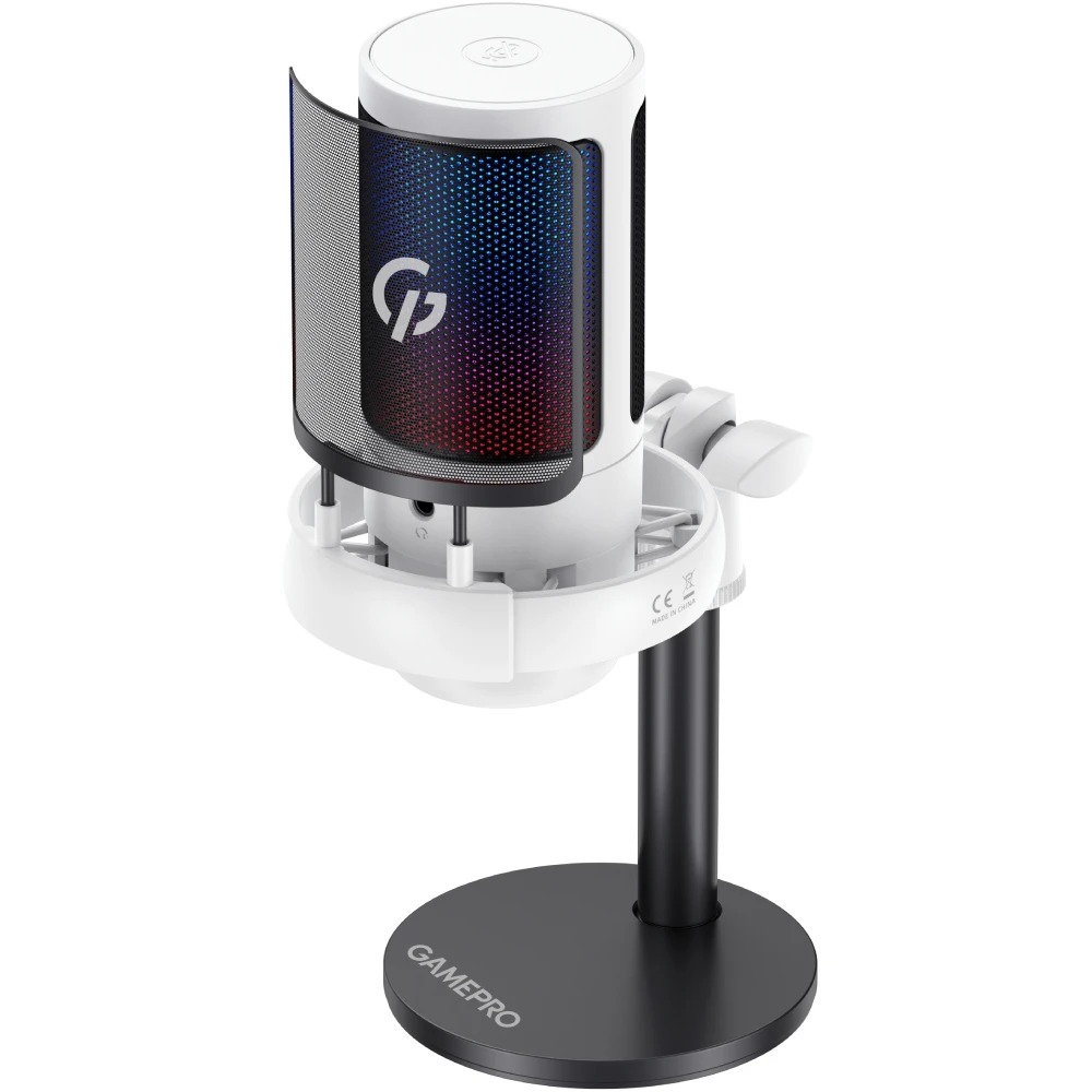 фото Мікрофон для ПК/ для стрімінгу, подкастів GamePro UGM105W White