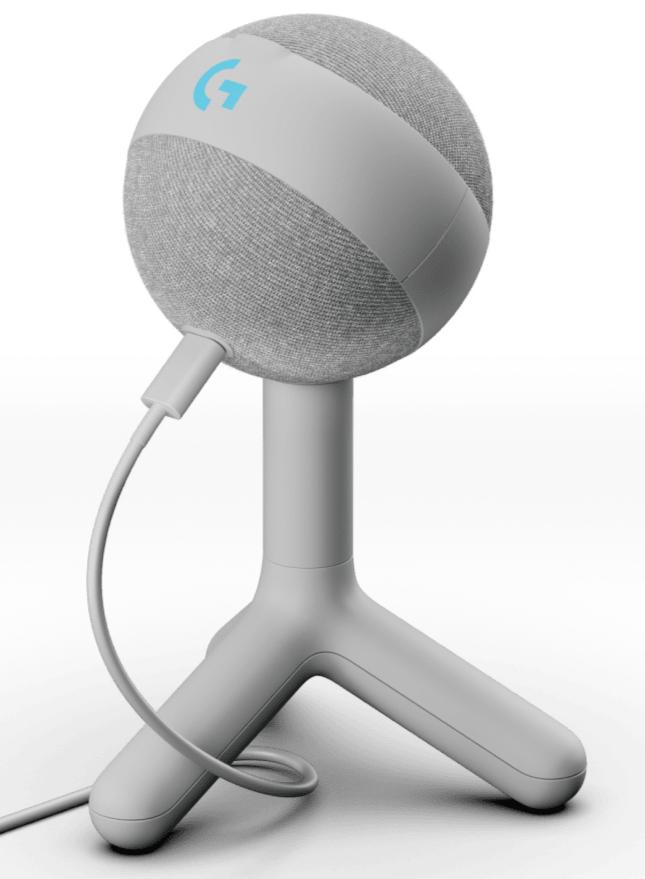 фото Мікрофон для ПК/ для стрімінгу, подкастів Logitech Yeti ORB RGB White (988-000558)