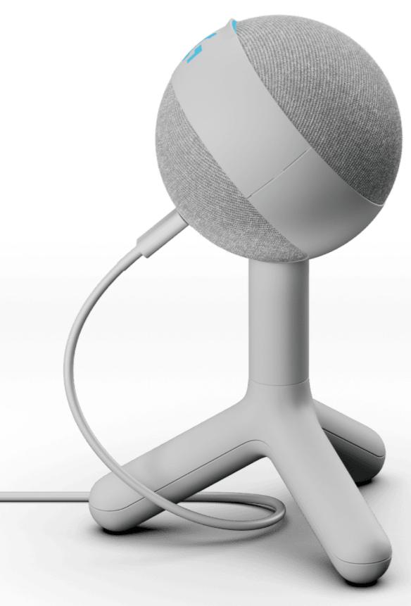 фото Мікрофон для ПК/ для стрімінгу, подкастів Logitech Yeti ORB RGB White (988-000558)