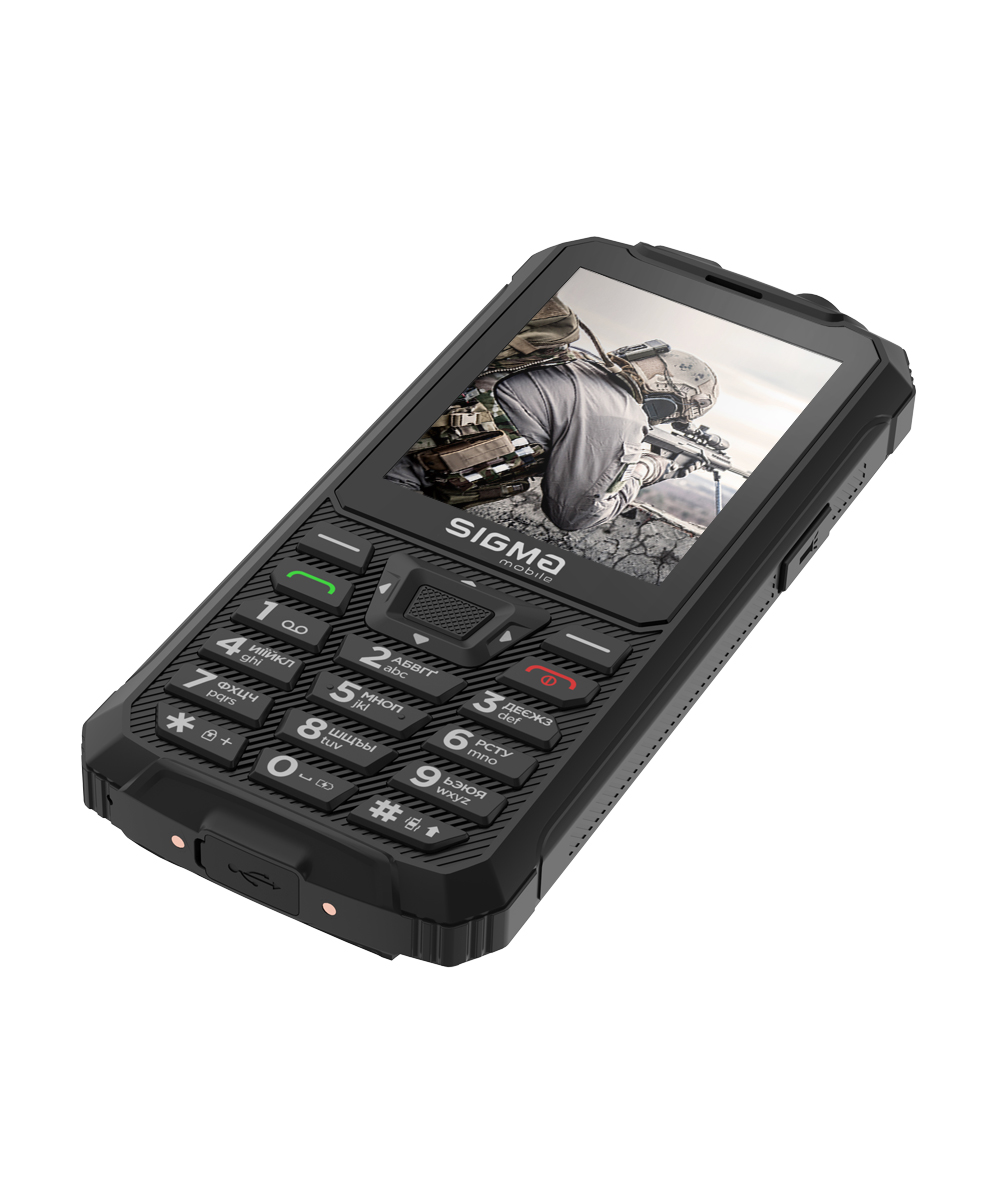 Мобильный телефон Sigma mobile X-treme PR68 Type-C Dual Sim Black (4827798122419)