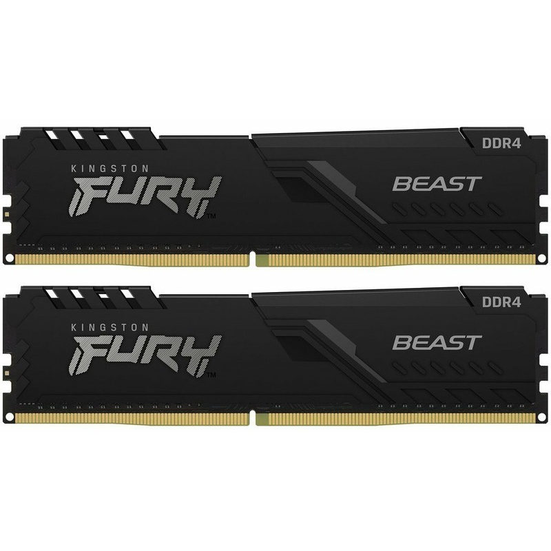 Модуль пам`ятi DDR4 2x16GB/3200 Kingston Fury Beast Black (KF432C16BB1K2/32)