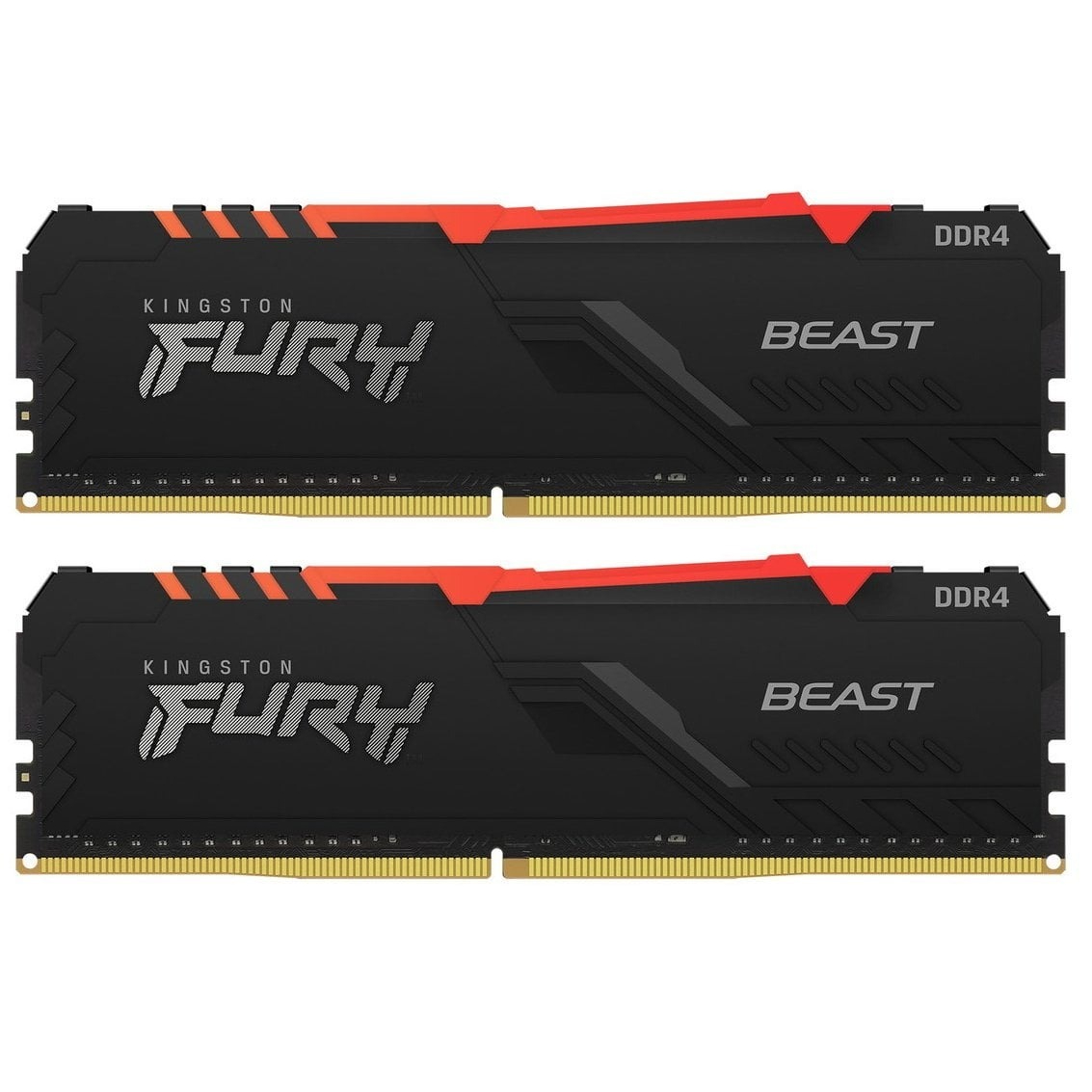 Модуль пам`ятi DDR4 2x16GB/3600 Kingston Fury Beast RGB Black (KF436C18BBAK2/32)