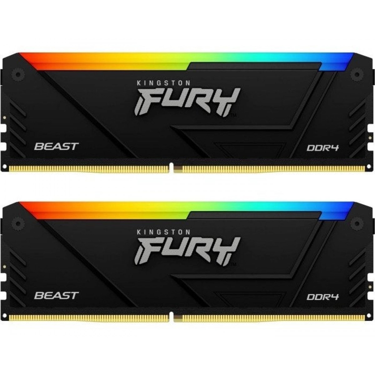 Модуль пам`ятi DDR4 2x32GB/3200 Kingston Fury Beast RGB (KF432C16BB2AK2/64)