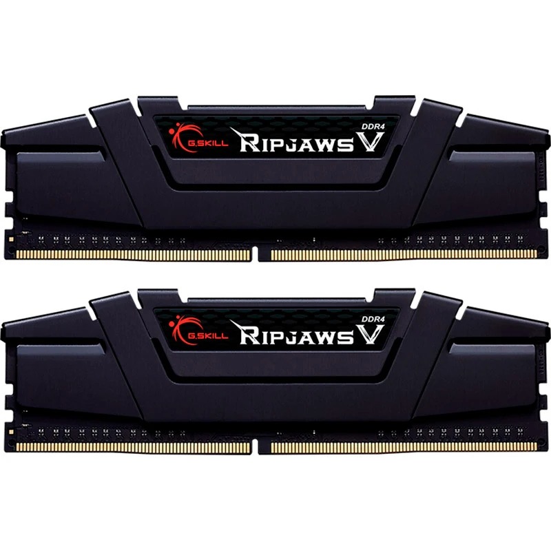 Модуль пам`ятi DDR4 2x4GB/3200 G.Skill Ripjaws V Black (F4-3200C16D-8GVKB)