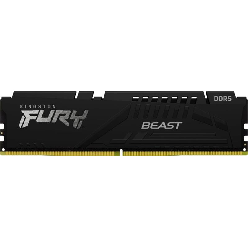 Модуль пам`яті DDR5 16GB/6400 Kingston Fury Beast Black (KF564C32BBE-16)