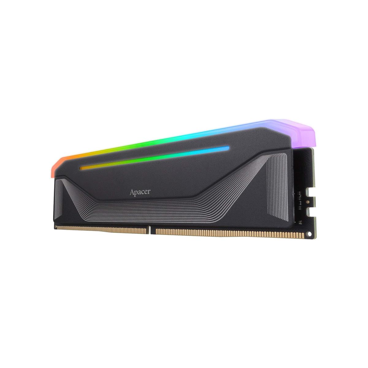 Модуль пам`ятi DDR5 2x16GB/6000 Apacer NOX RGB Black (AH5U32G60C622NBAA-2)