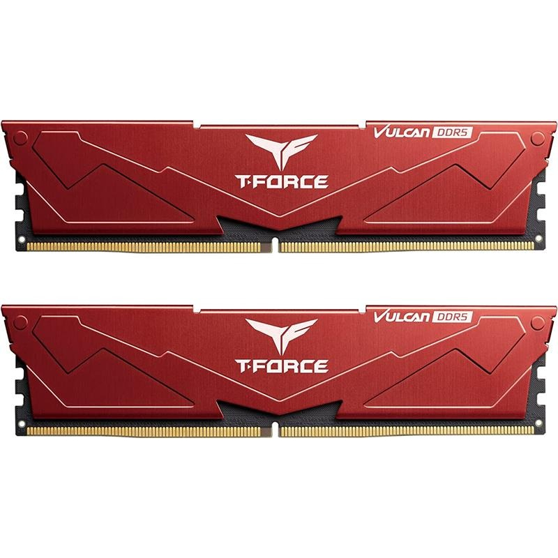 Модуль пам`ятi DDR5 2x16GB/6000 Team T-Force Vulcan Red (FLRD532G6000HC38GDC01)