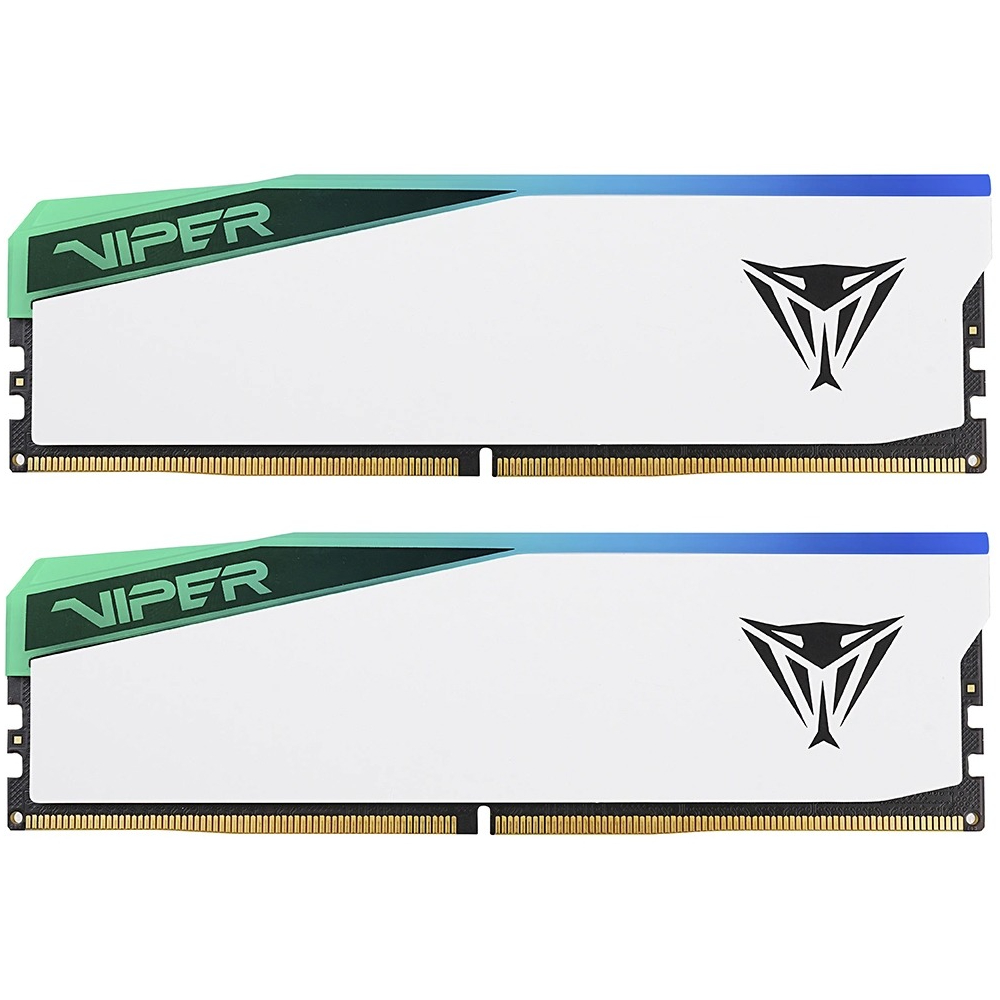 Модуль пам`яті DDR5 2x16GB/6200 Patriot Viper Elite 5 RGB (PVER532G62C42KW)