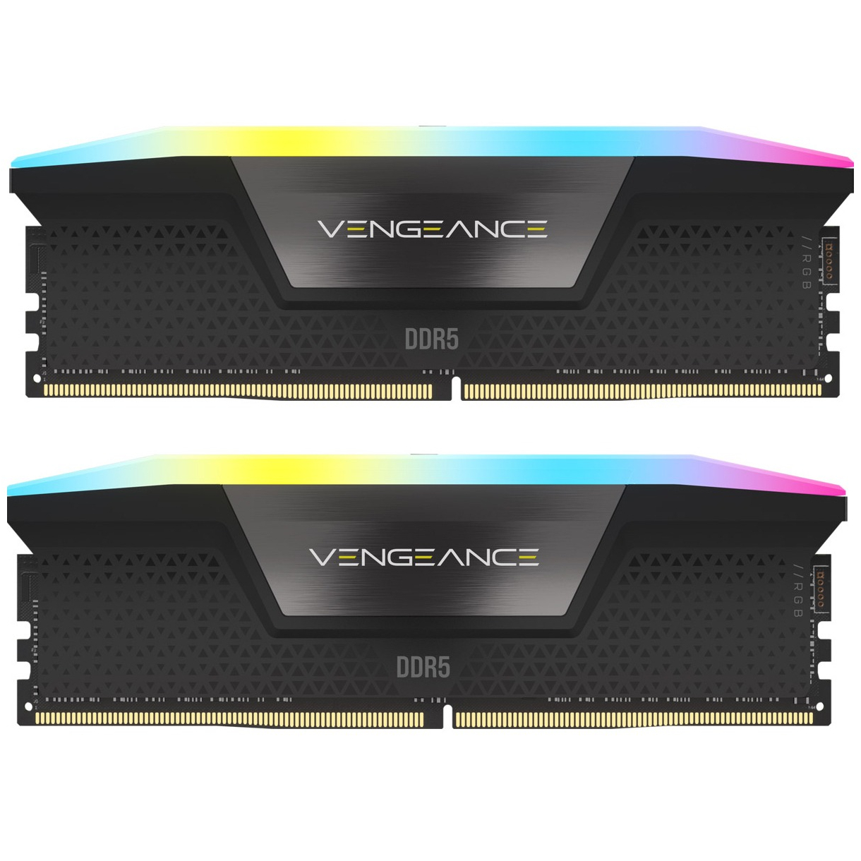 Модуль пам`ятi DDR5 2x32GB/5200 Corsair Vengeance RGB Black (CMH64GX5M2B5200C40)